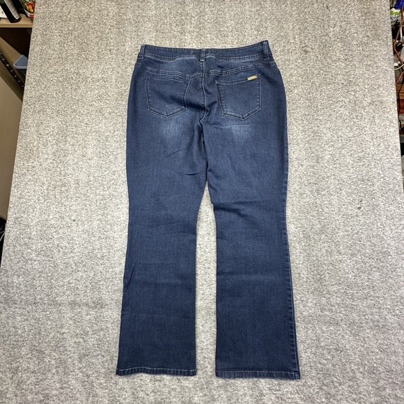Chico's So Slimming Straight Leg Jeans Size 1.5 SHORT - Picture 2 of 7